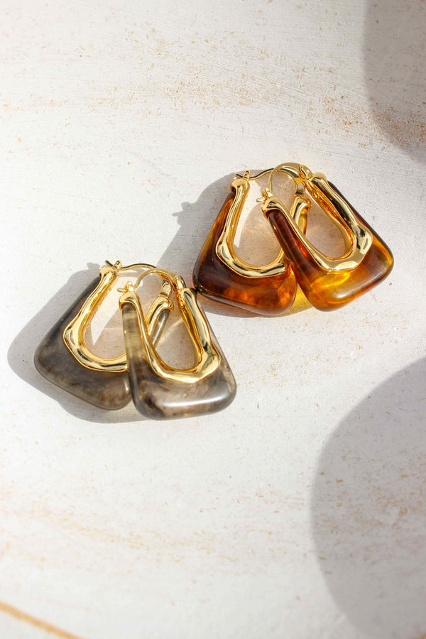 Celine Twist Hoop Earrings - 25mm