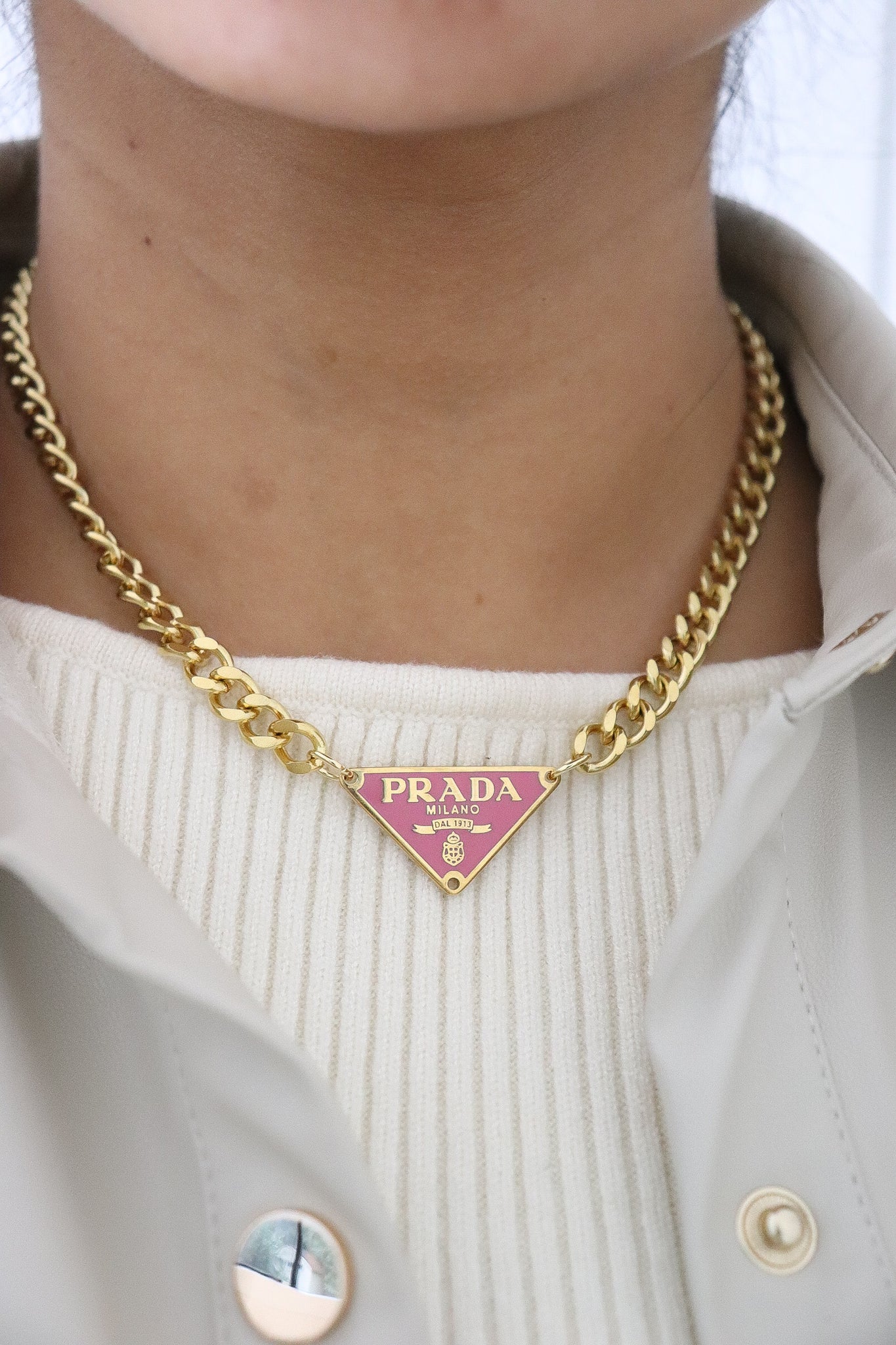 Prada Heart Necklace | Shop Canela Vintage – Shop Canela Vintage