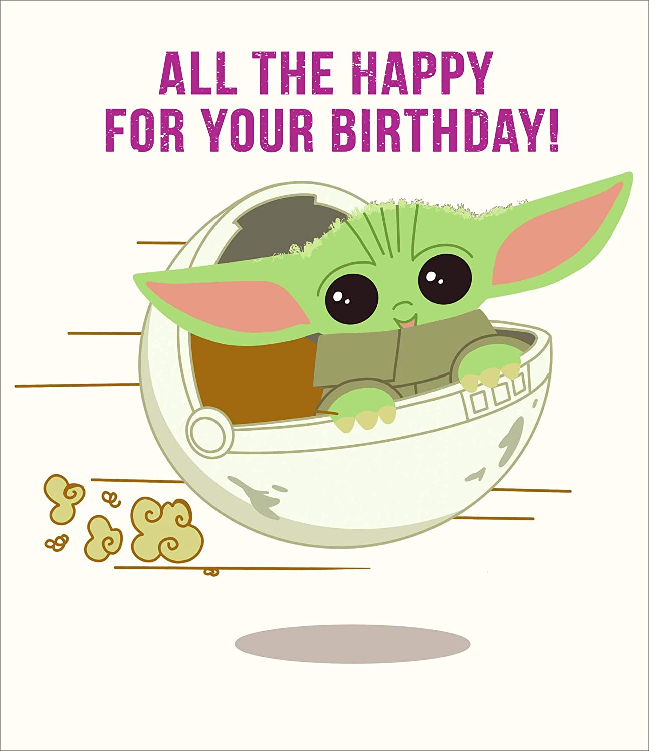 All The Happy Star Wars Baby Birthday Card – Evercarts