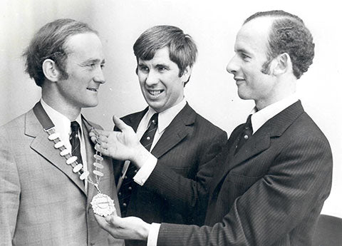 Tommy Sheahan, Past President (1973-75), Peader Murphy Former CEO and Declan Martin Past President (1971-73).