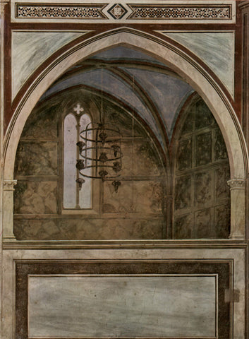 Giotto di Bondone Affresco Trompe l'oeil 