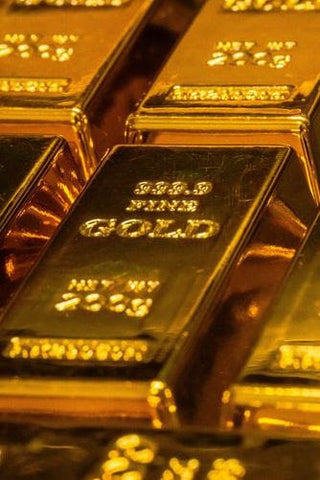 gold bars with hallmark