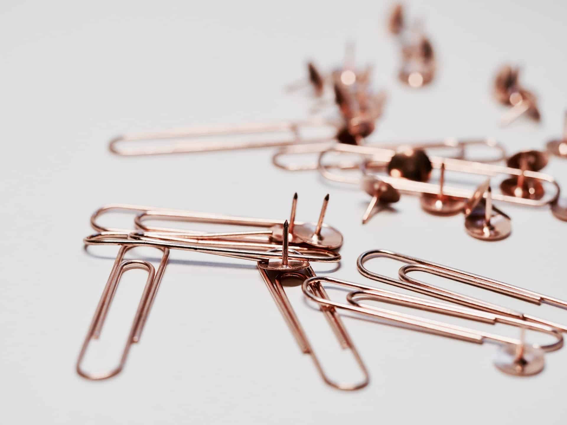 a collection of safety pins