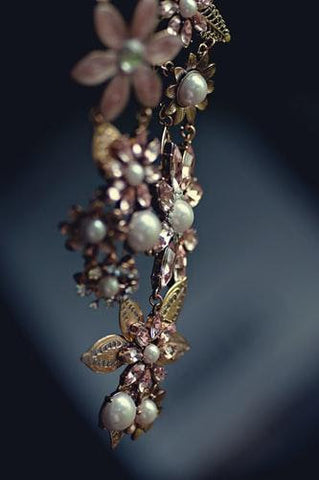 Vintage flower jewelry  
