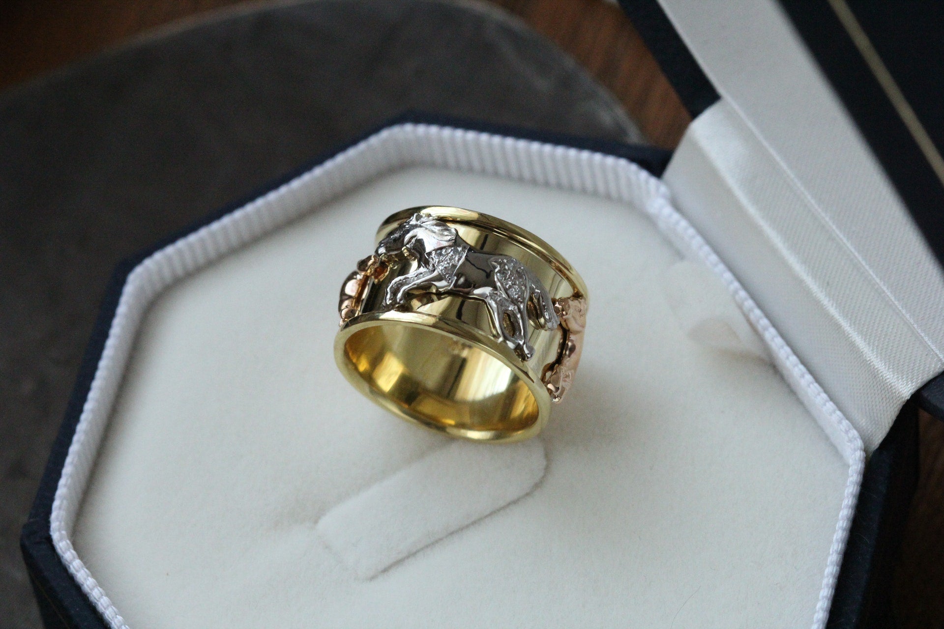 a gold ring