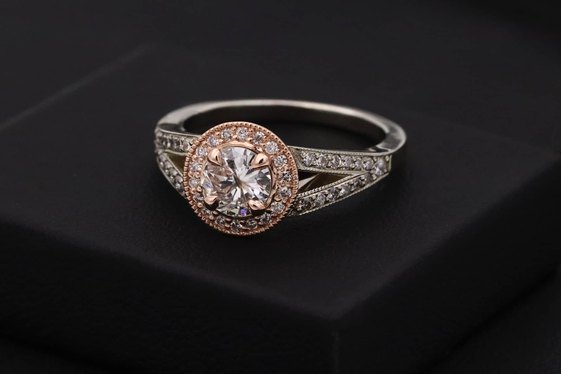 ring with large diamond