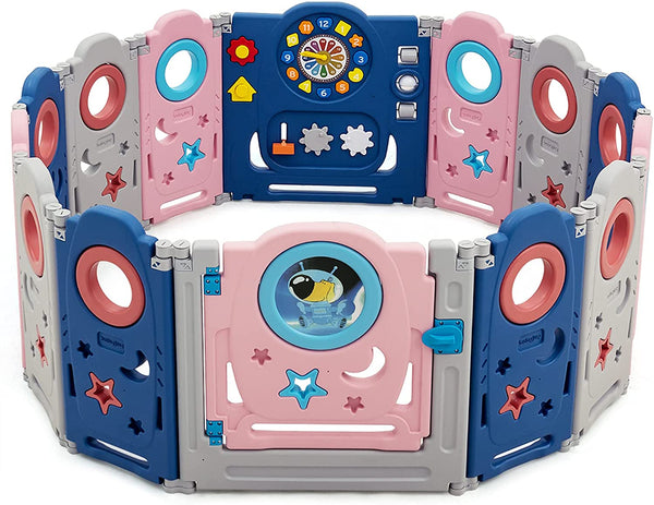 Multifunctionele baby grondbox 14/16 panelen, kinder speelbox babybox, Luxgoods