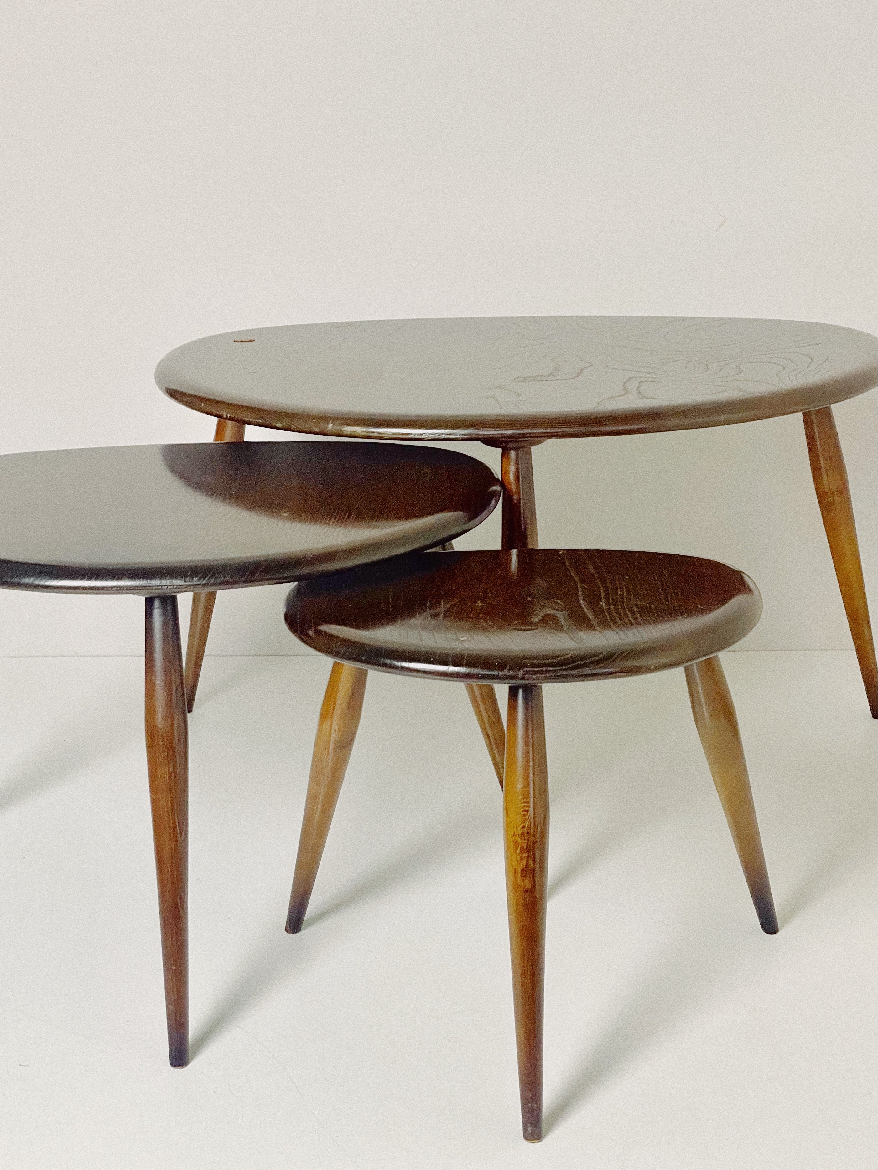 ERCOL pebble nesting tables Zoo Lane