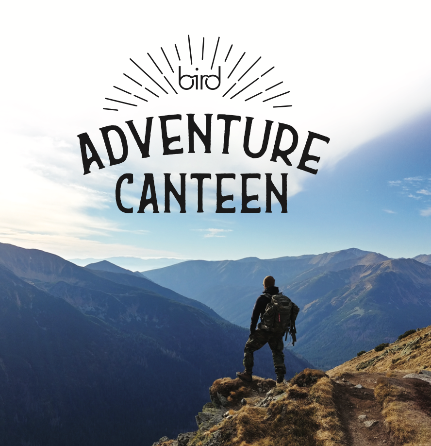 Adventure Canteen, man on a mountain