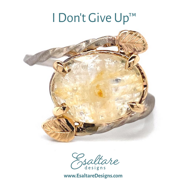 I Don't Give Up Ring by Esaltare Designs 