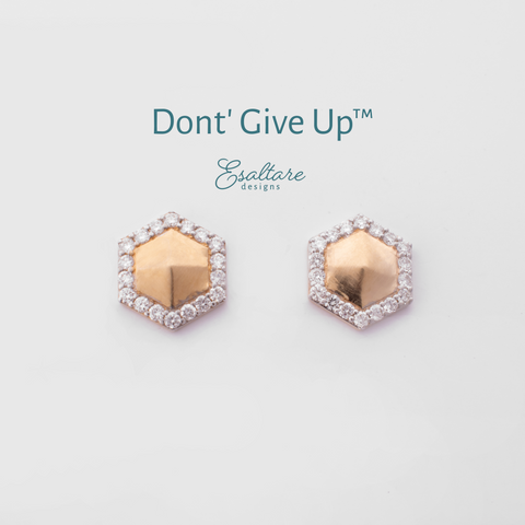 Don't Give Up Earrings career jewelry