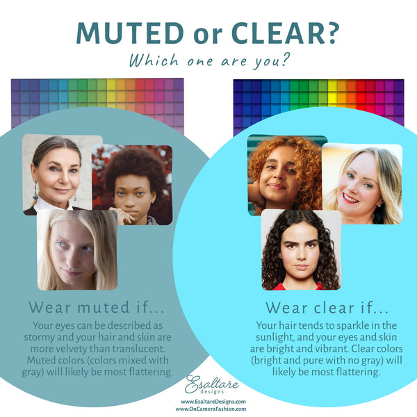 Is your natural color palette muted or clear? 