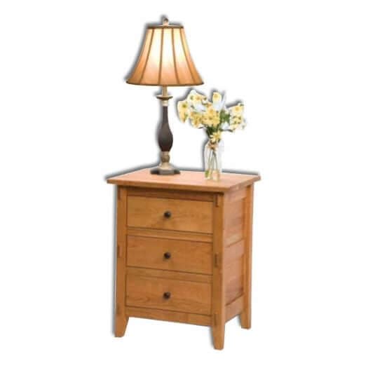 Bungalow 3 Drawer Nightstand