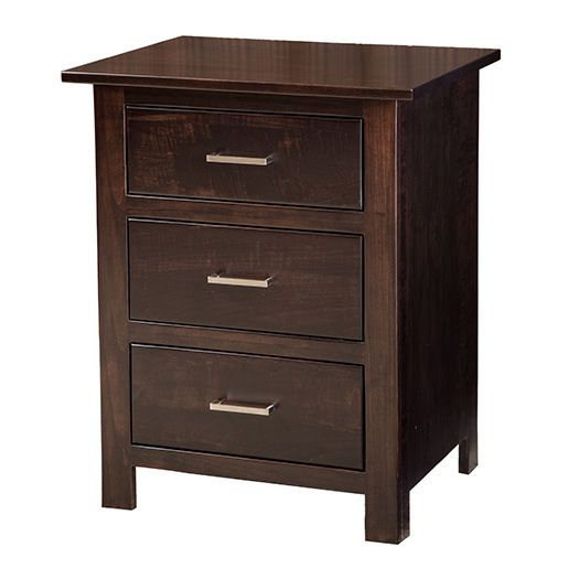 Econo 3 Drawer Night Stand