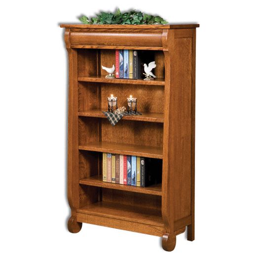 Old Classic Sleigh Bookcase