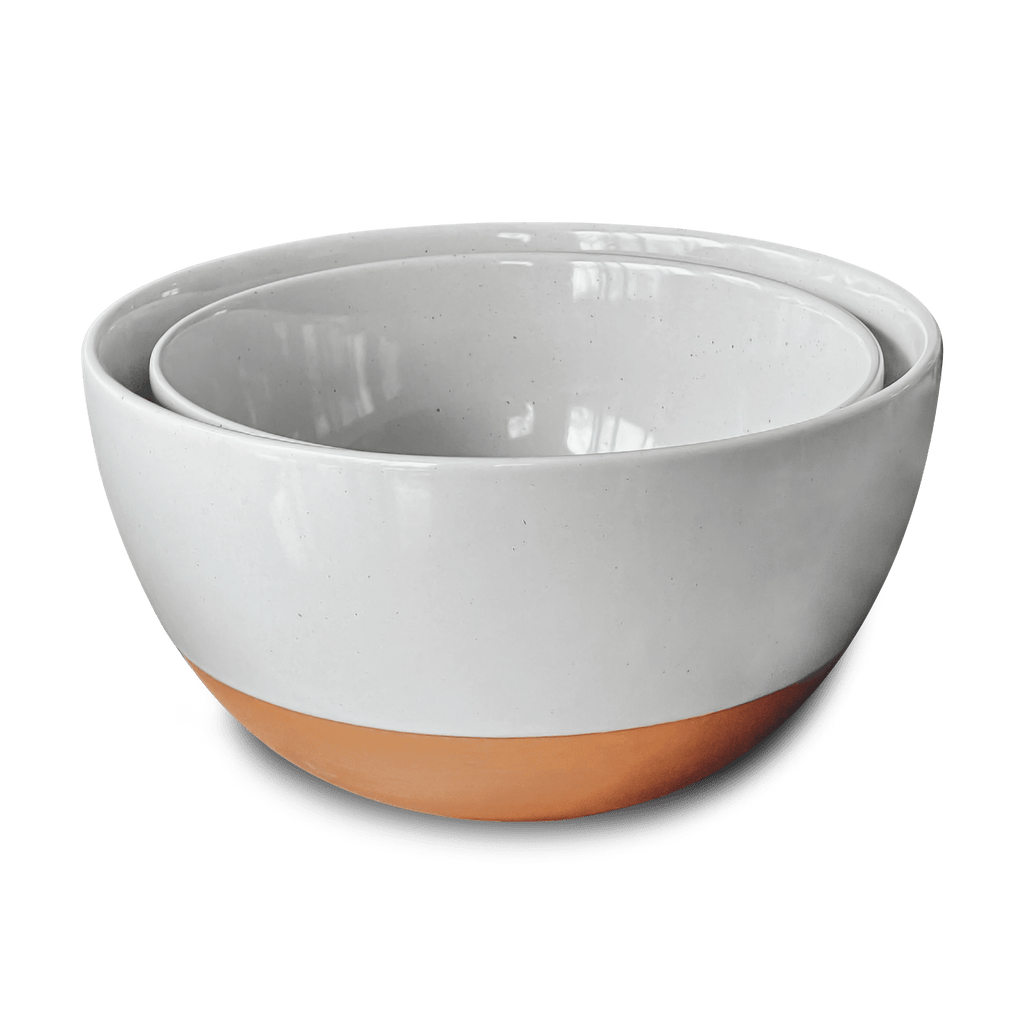 Mora Ceramics Vanilla Flat Clay Pottery Bowl Claymens