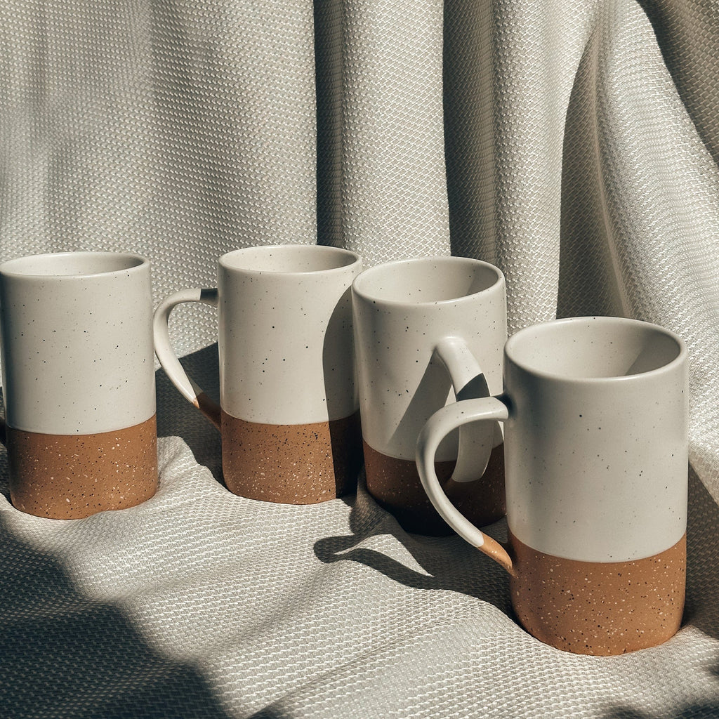Mora Ceramic Large Latte Mug Set of 4, 16oz - Microwavable, Porcelain  Coffee Cups With Big Handle - …See more Mora Ceramic Large Latte Mug Set of  4