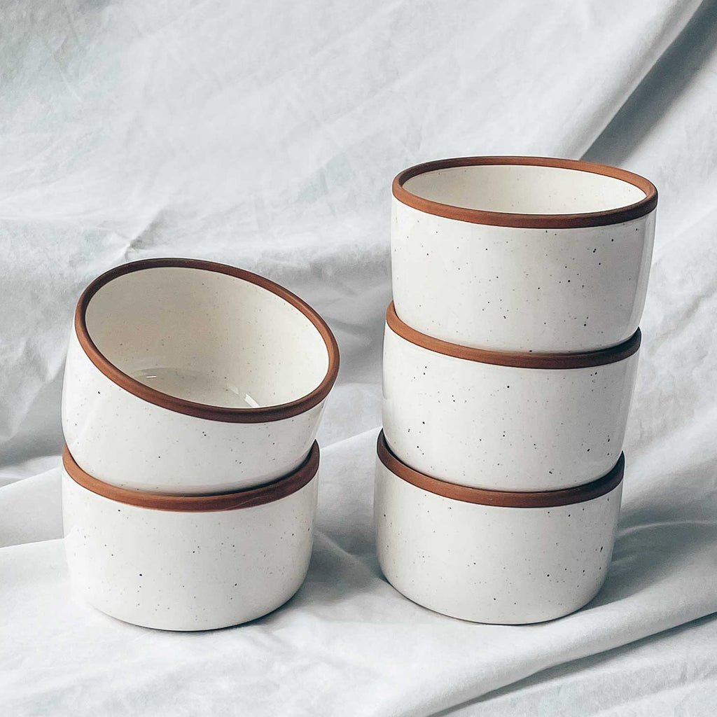 MORA Ceramics 12Oz Coffee MUG SET of 4 - Ceramic TEA CUPS with