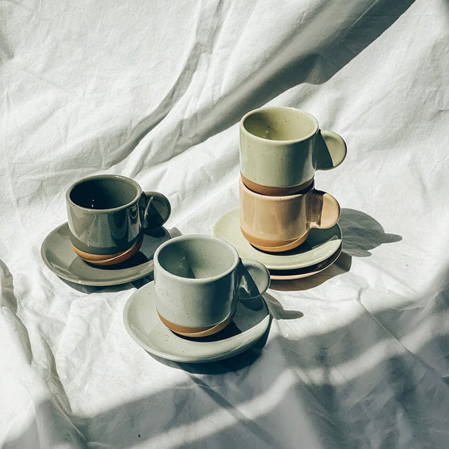 Mora Ceramic Large Latte Mug Set of 4, 16oz - Microwavable, Porcelain  Coffee Cups With Big Handle - …See more Mora Ceramic Large Latte Mug Set of  4