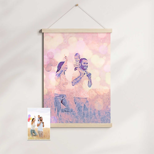 Personalised Special Purple FX Poster Hanger