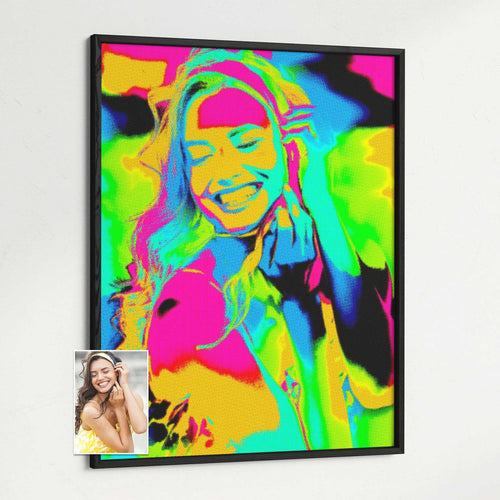Personalised Pop Art Framed Print