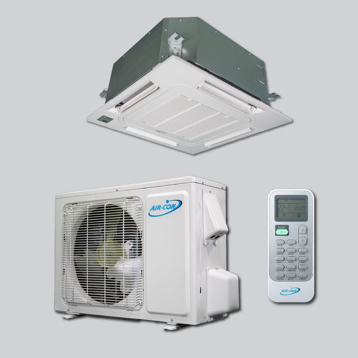 Air-Con Sky Pro Cassette Type Ductless Air Conditioner 12000 BTU 19 SEER - Air Conditioner