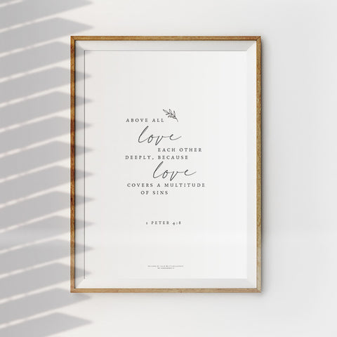 Love Each Other Deeply - Encouraging short sermons and devotionals compiled by The Commandment Co