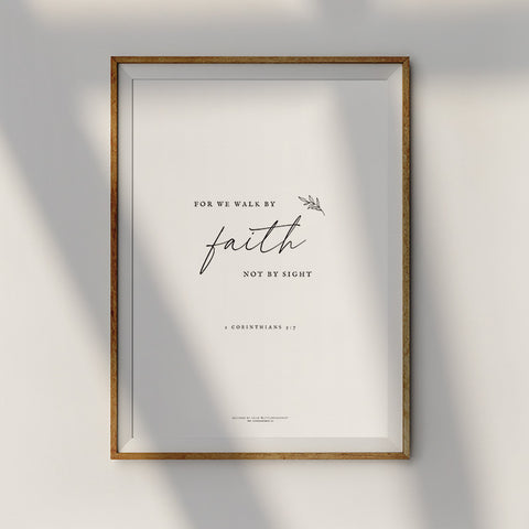 Walk By Faith - Encouraging short sermons and devotionals compiled by The Commandment Co