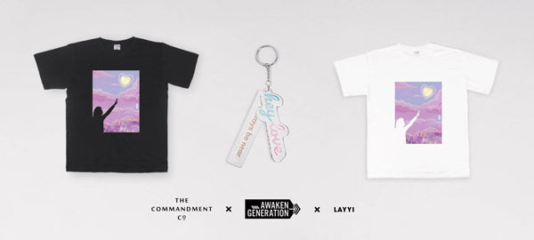 Christian tee design inspired by Christian song Hey Love by Layyi x The Commandment Co merch limited edition