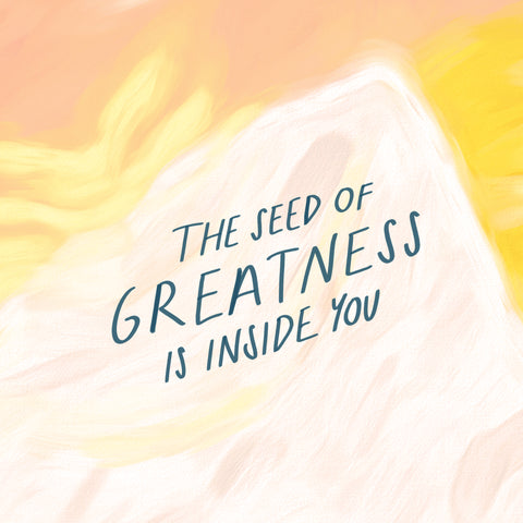 The seed of greatness is inside of you! - Encouraging short sermons and devotionals compiled by The Commandment Co