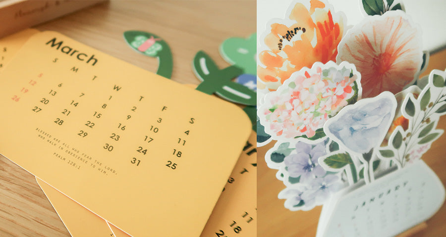 Purchase a desk calendar from The Commandment Co and help Homeless Hearts of Singapore