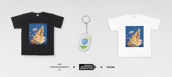 Singapore Christian Music Singer Julius x The Commandment Co t-shirt merch collaboration