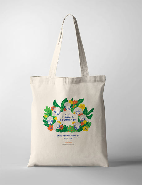 #GoSilverSG Full Bloom & Abundance Tote Bag