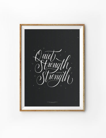 Quiet Strength - Encouraging short sermons and devotionals compiled by The Commandment Co