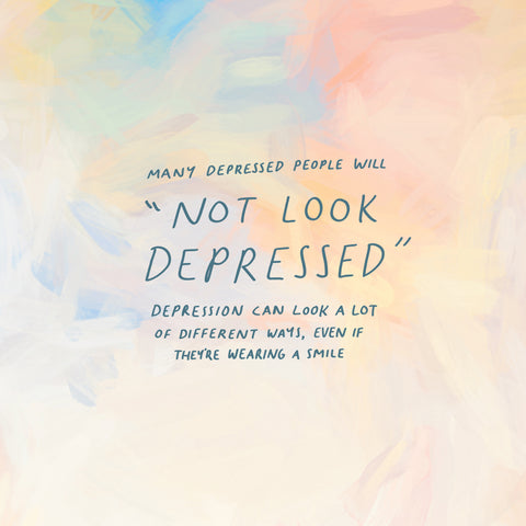 Depression looks different on different people even with smiles on their faces - Encouraging daily devotionals from The Commandment Co's Short Sermon Series