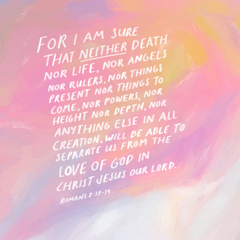 For I am sure that neither death nor life nor anything else is all creation will be able to separate us from the love of God in Christ Jesus our Lord ~ Romans 8:38-39 - Short Sermon Series by The Commandment Co : Finding identity in mental illness