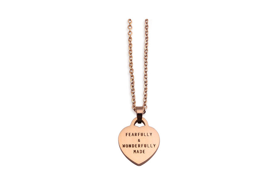 fearfully and wonderfully made necklace