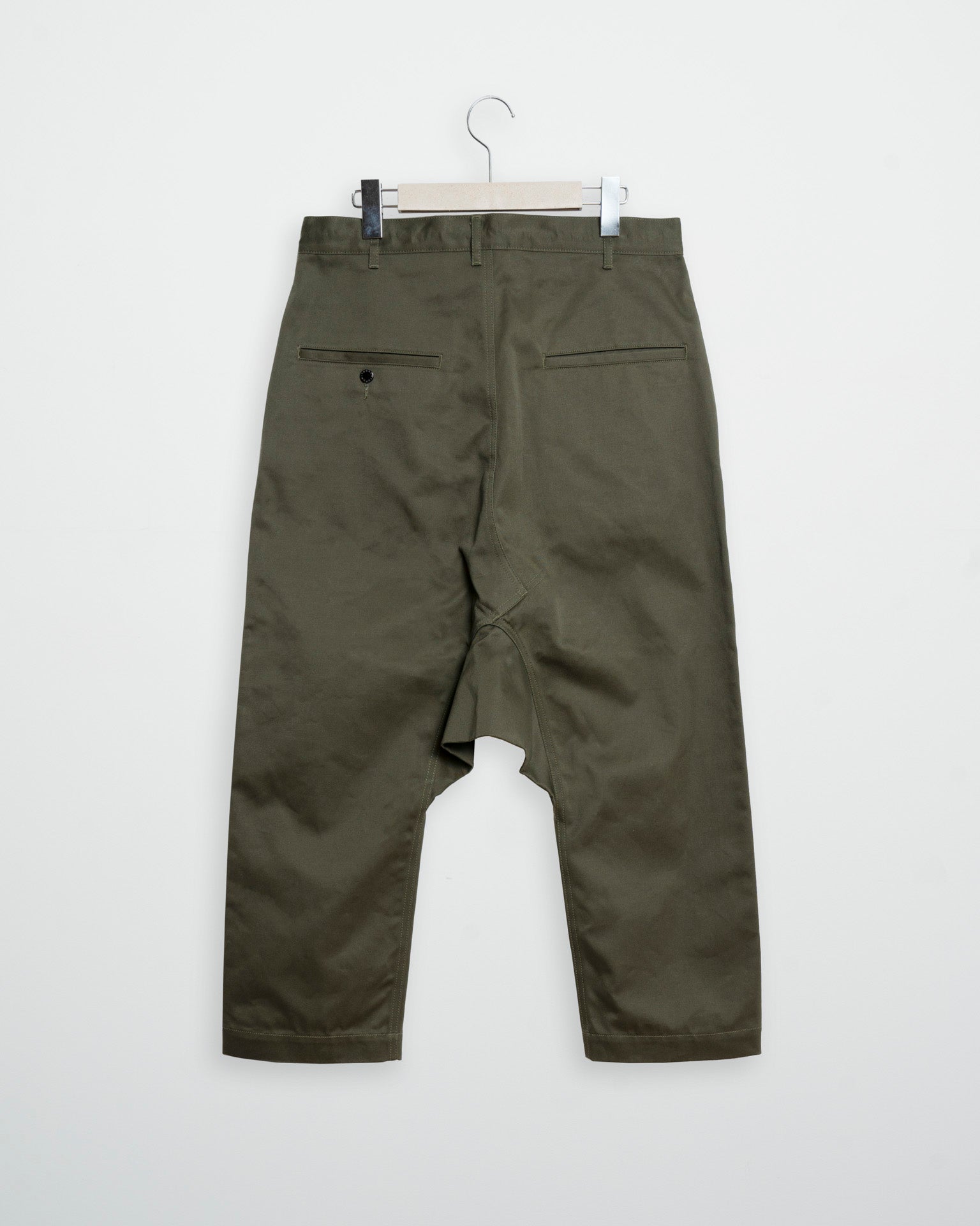 GANRYU CHINO SARROUEL PANTS KAHKI S 高質で安価 64.0%OFF