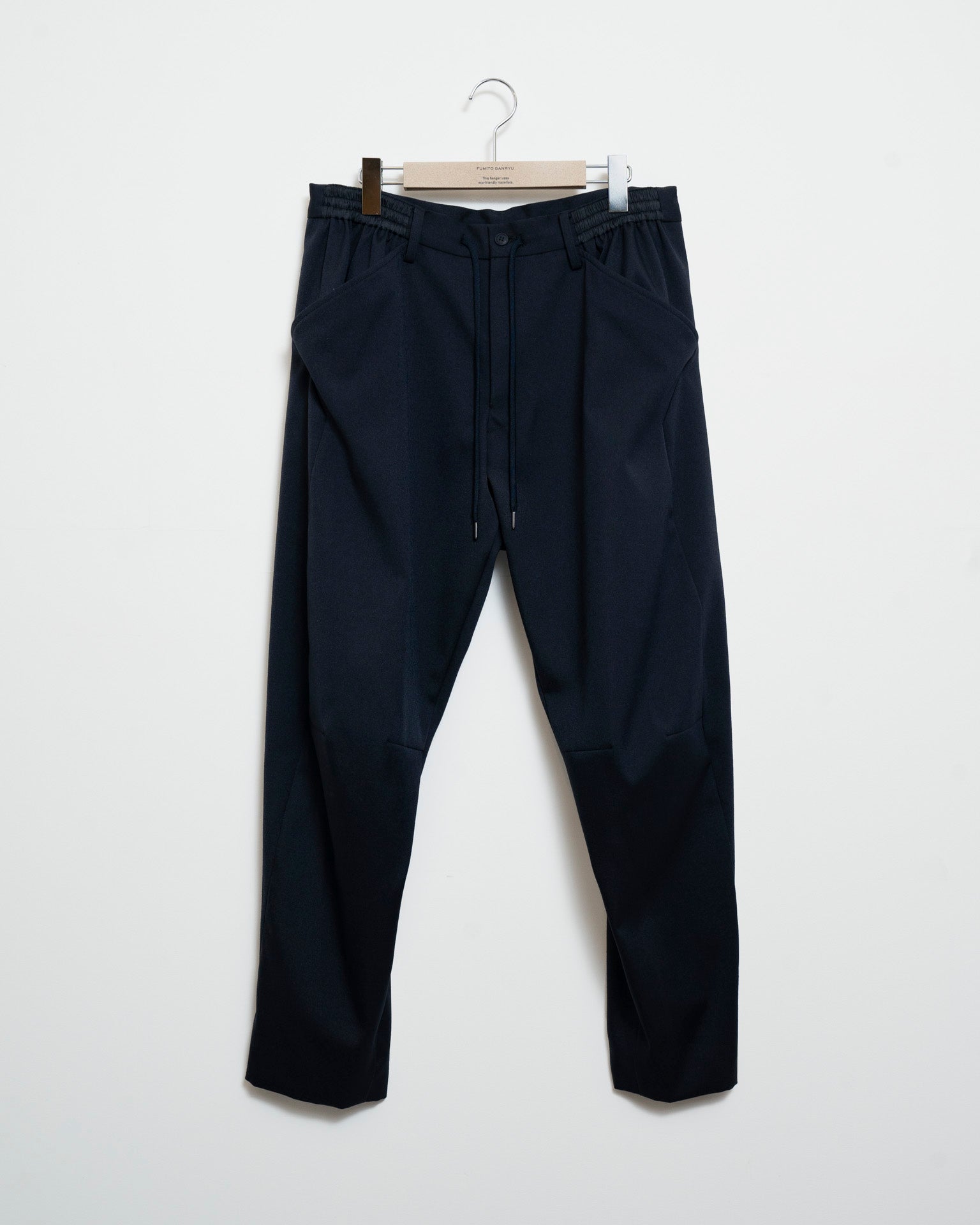 新品】FUMITO GANRYU cotton silk easypants-