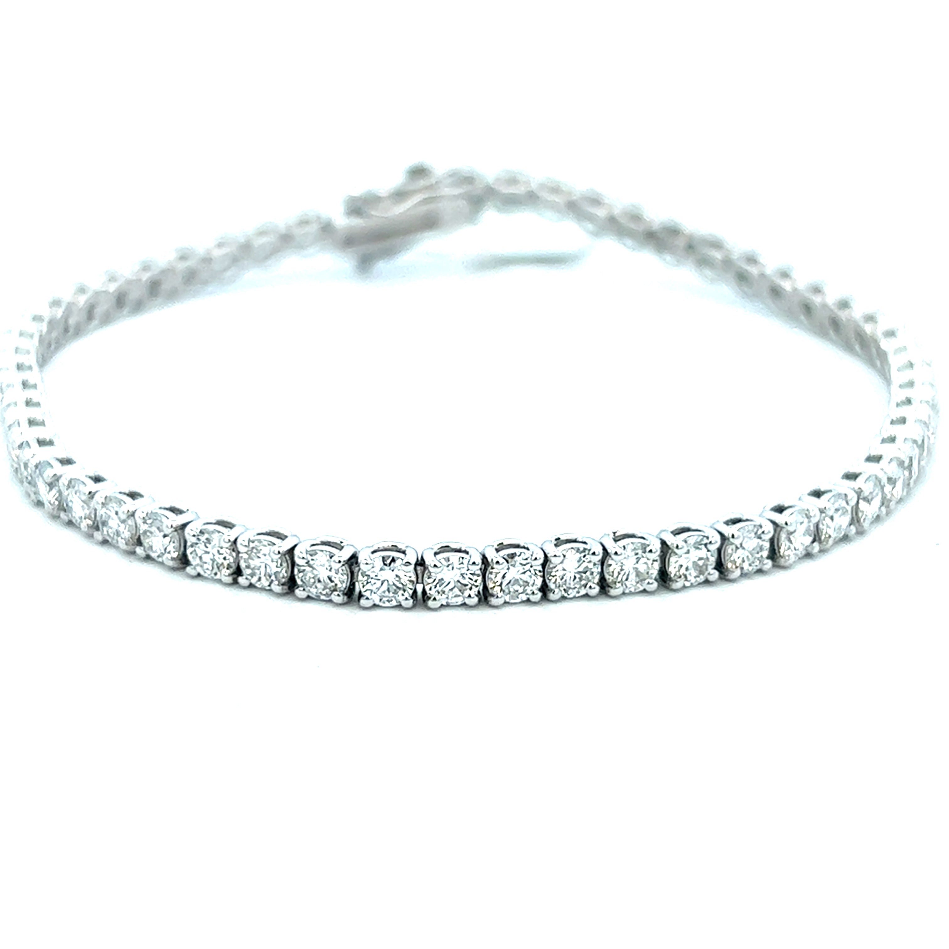 High Quality 15 Ct. Diamond Sparkle Tennis Bracelet Stainless - Etsy