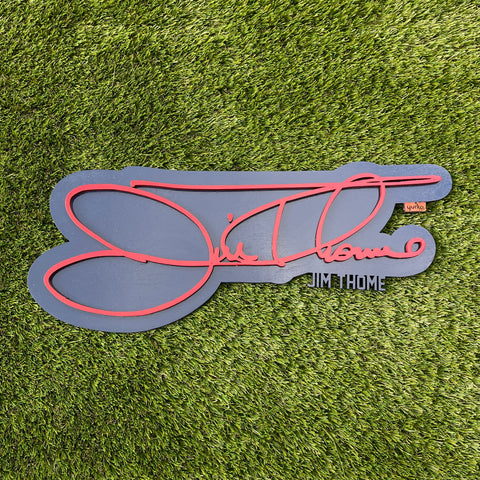 Ken Griffey Jr. 3D Signature Color Wood Wall Sign - Game Day Feels