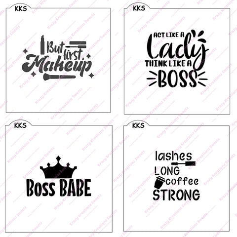 Mega Fashion Cake Stencil Bundle – Krazy Kreationz Sweets