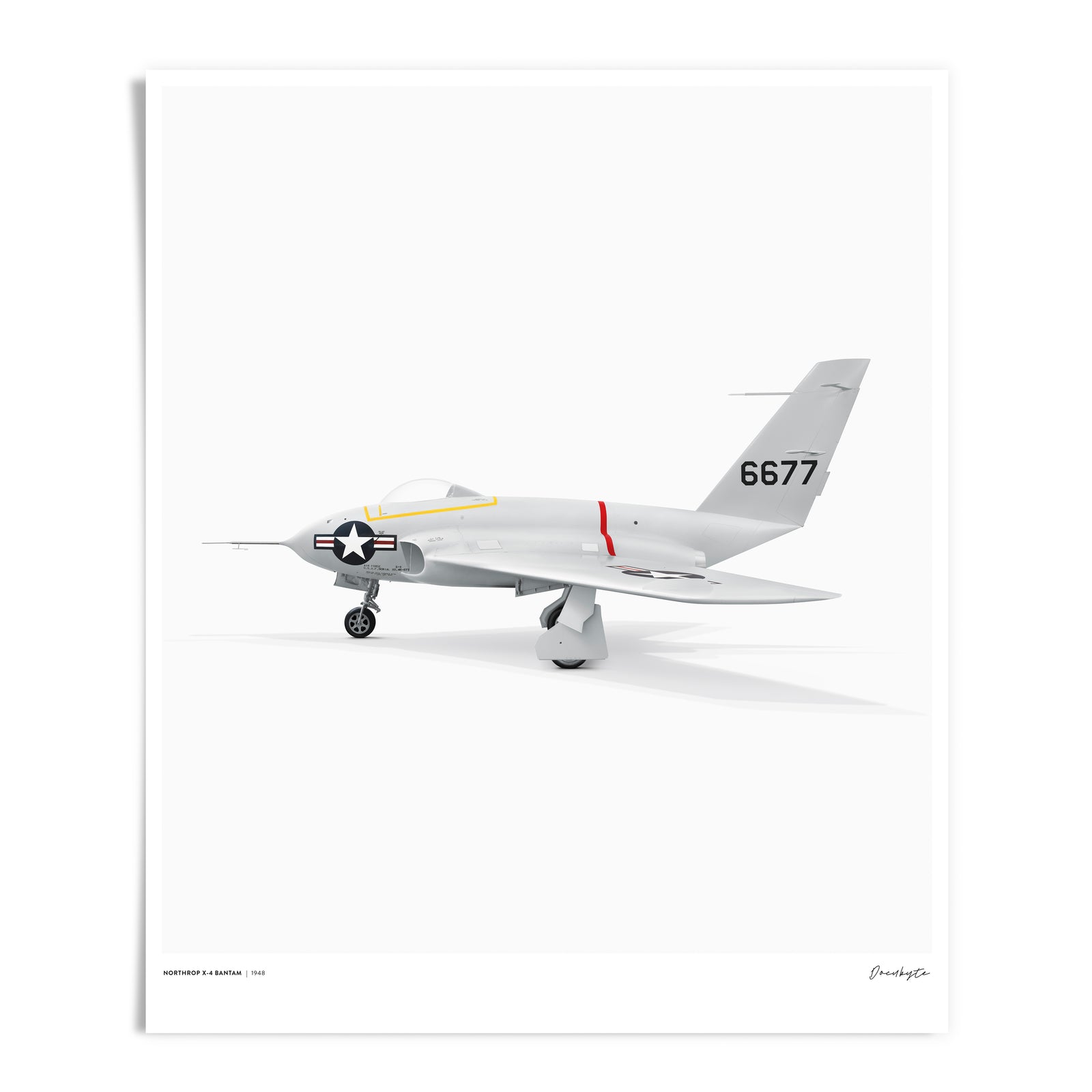 Northrop X4 Bantam  Giclee Print  20x24