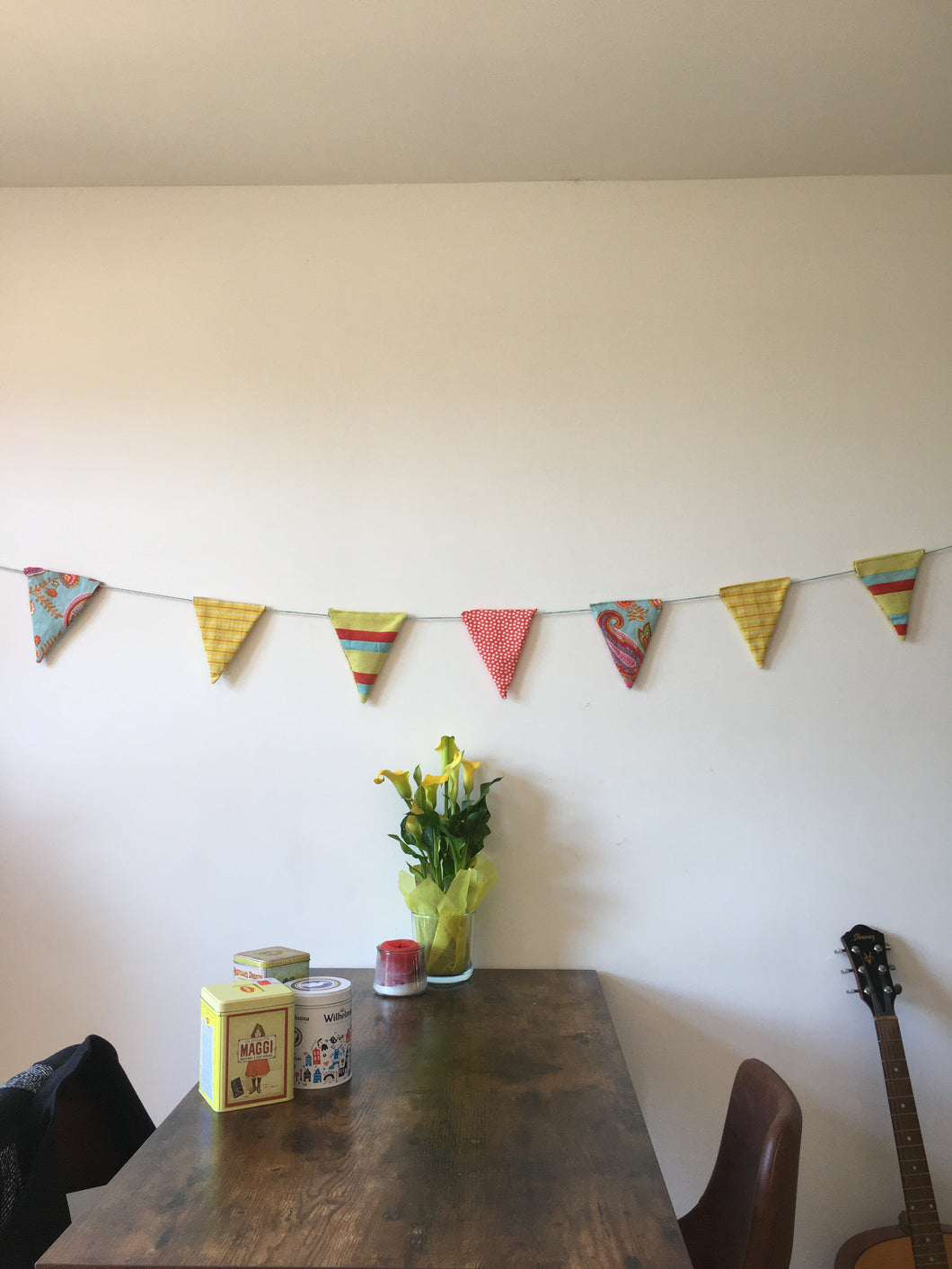 Slingers / Bunting / Party Flags TWO FOR $50, hand-sewn