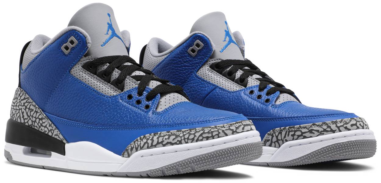 air jordan 3 blue cement footlocker