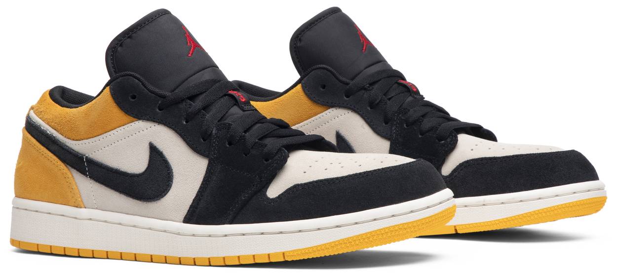 jordan 1 low sail university gold black