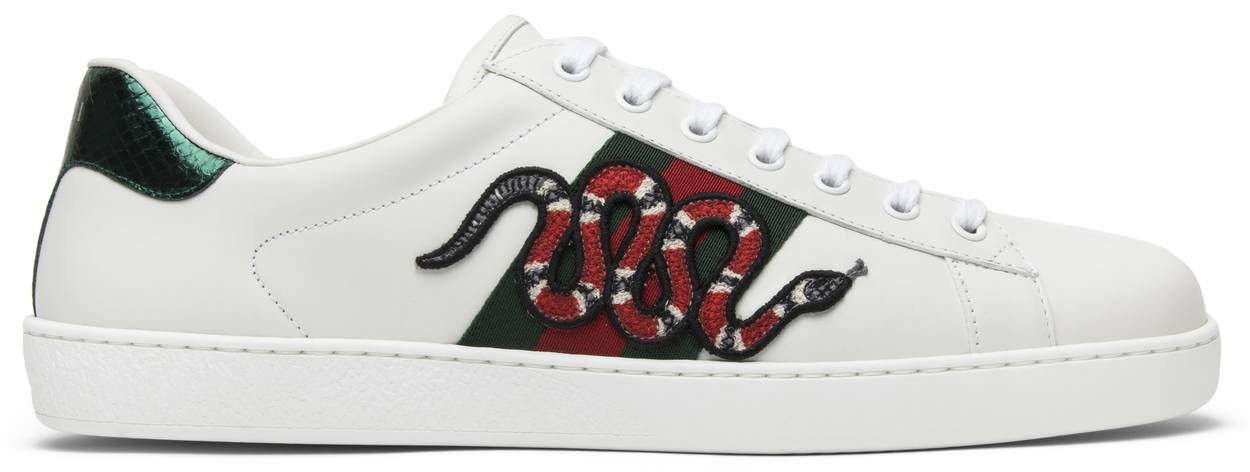 gucci embroidered snake