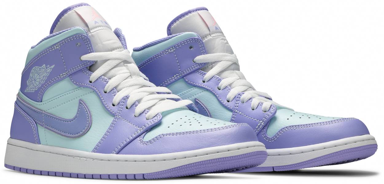 nike air jordan 1 mid purple pulse