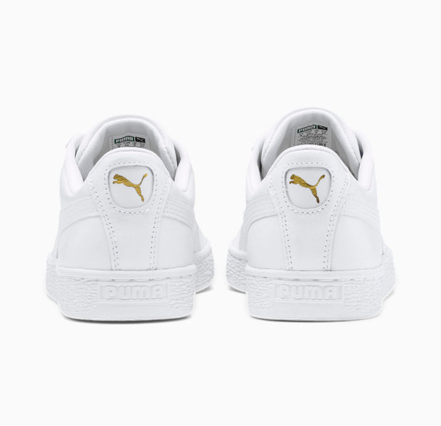 puma heritage basket classic sneakers white