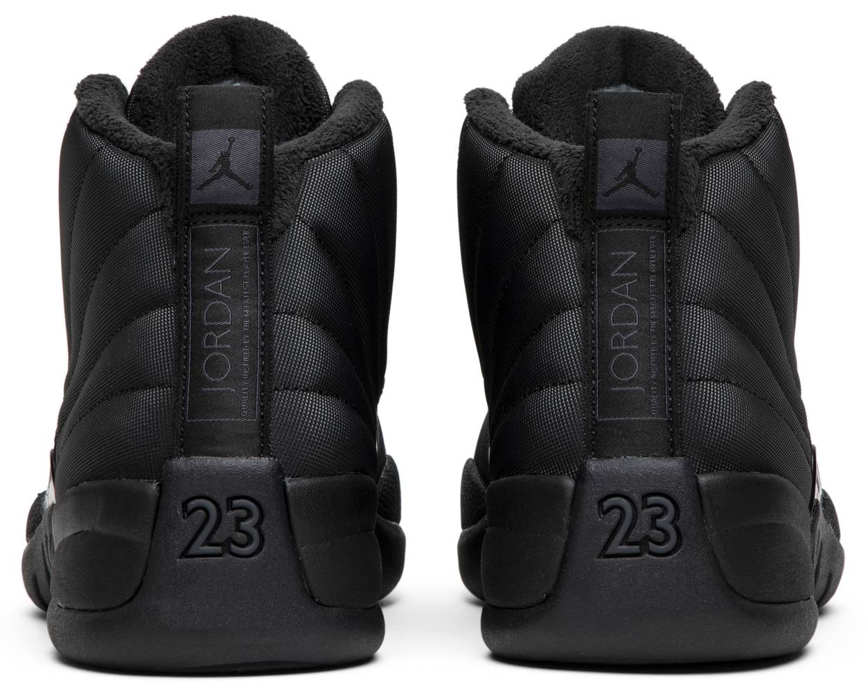 jordan 12 winterized triple black